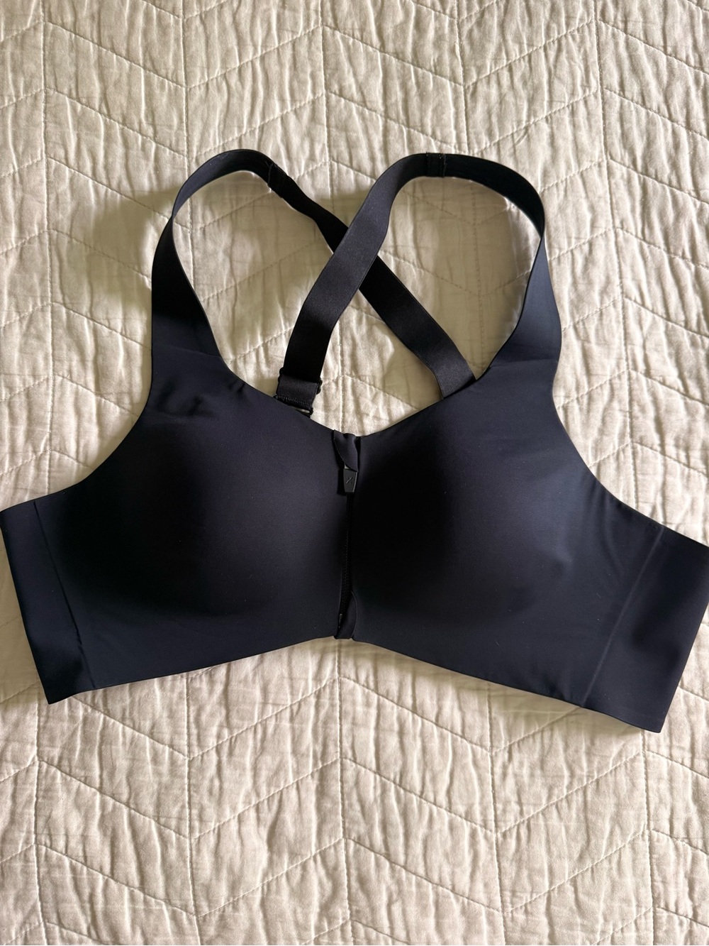 Knix Black Catalyst Front-zip Sports Bra